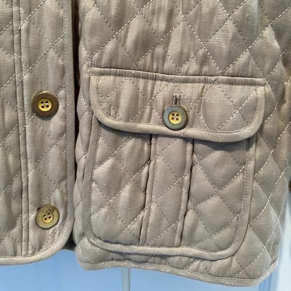 Chico’s Quilted Mid-Length Jacket EUC - Picture 4 of 8